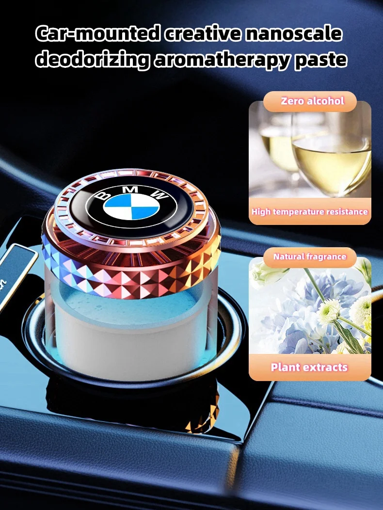 Car-mounted creative nanoscale deodorizing aromatherapy paste
