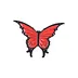 Mariposa de sueños rojos
