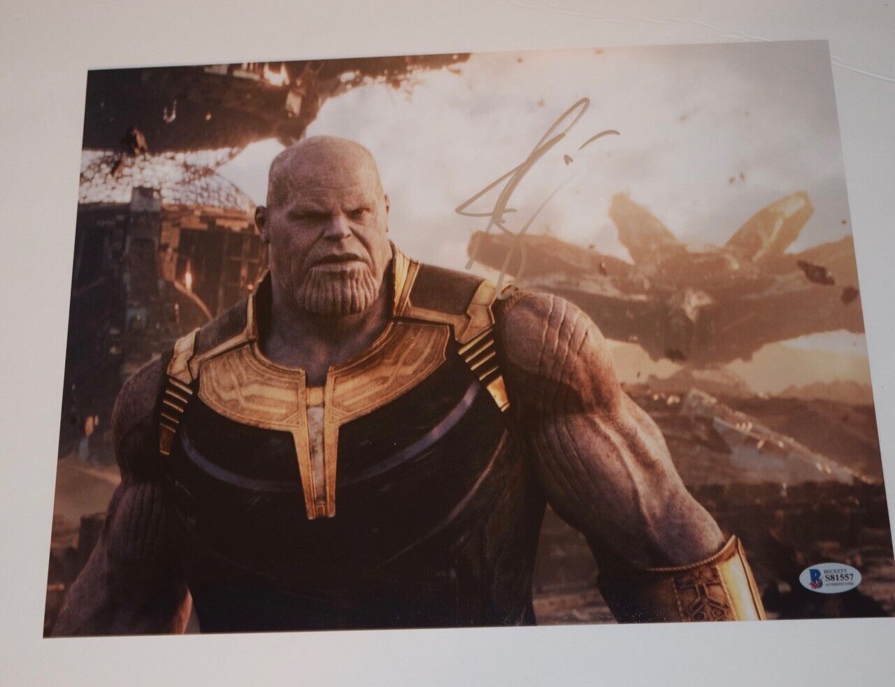 Josh Brolin Signed Autographed 11x14 Photo Poster painting Thanos AVENGERS ENDGAME Beckett COA