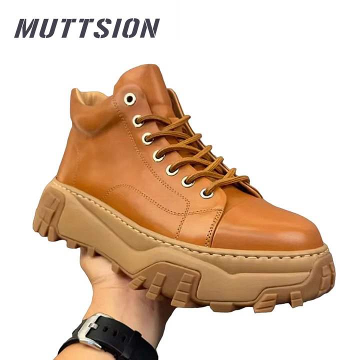 MUTTSION Handmade Retro Horsehide Sneaker| Martin Boots |Mech Warrior Boots MUTTSION.COM MUTTSION