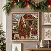 Country Horse 11CT 3 Strands DIY Stamped Cross Stitch Kit for Adult 45x45cm tapestrymarket