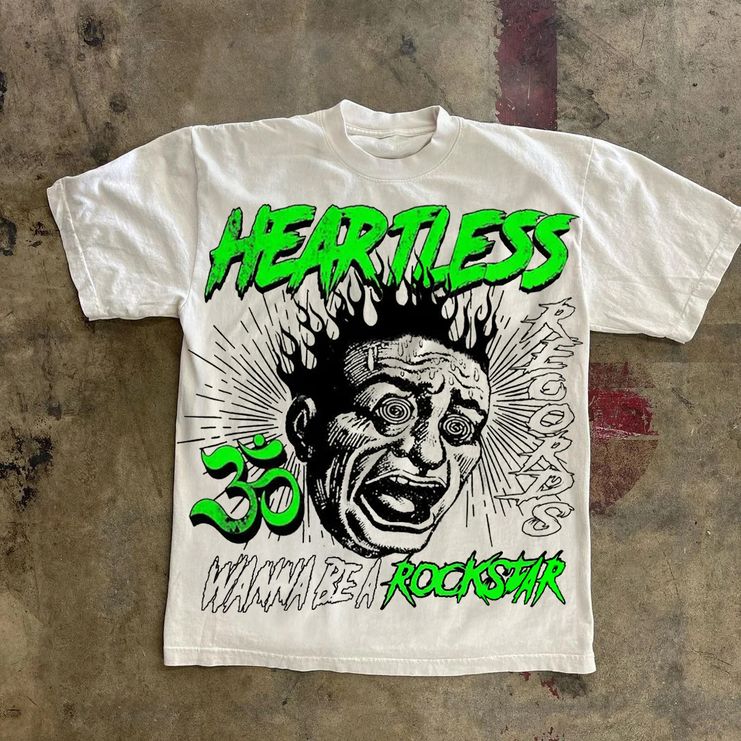 Sopula Unisex Heartless Graphic Cotton T-Shirt - Sopula ｜Premium Graphic Tees & Graphic Streetwear