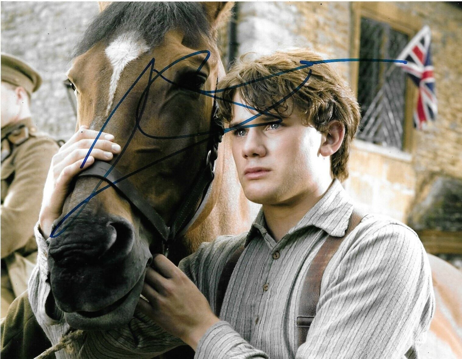 Jeremy Irvine Signed War Horse 10x8 Photo Poster painting AFTAL