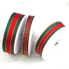 Christmas Decor Festive Green Red Ribbon 1 / 1.5 / 2 / 2.5cm