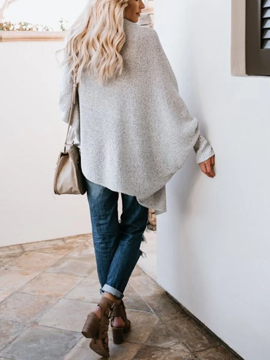 Loose Bat Sleeve Cardigan