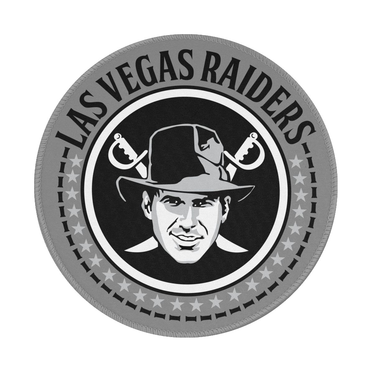 Las Vegas Raiders Funny Gaming Round Mousepad for Computer Laptop