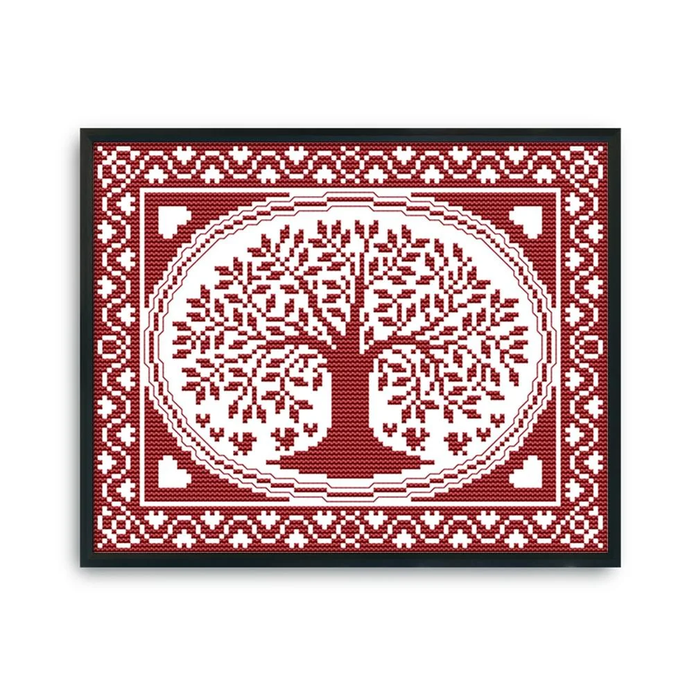 14ct Stamped Cross Stitch - Tree(28*21cm)