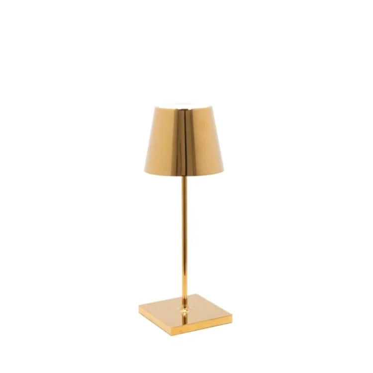 Mini Rechargeable Metal Cordless Table Lamp