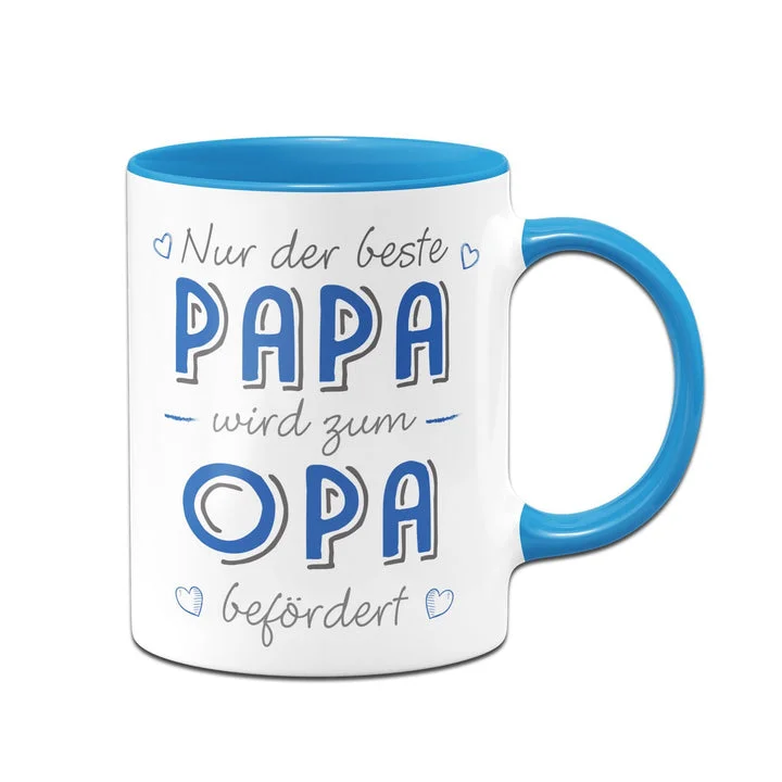 Tasse - Nur Der Beste Papa Wird zum Opa Befördert
