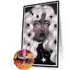 uk.everydayedeals (Limited Stock)Diamond Painting - Round AB Drills - Dark Candy Girl(45*65cm)