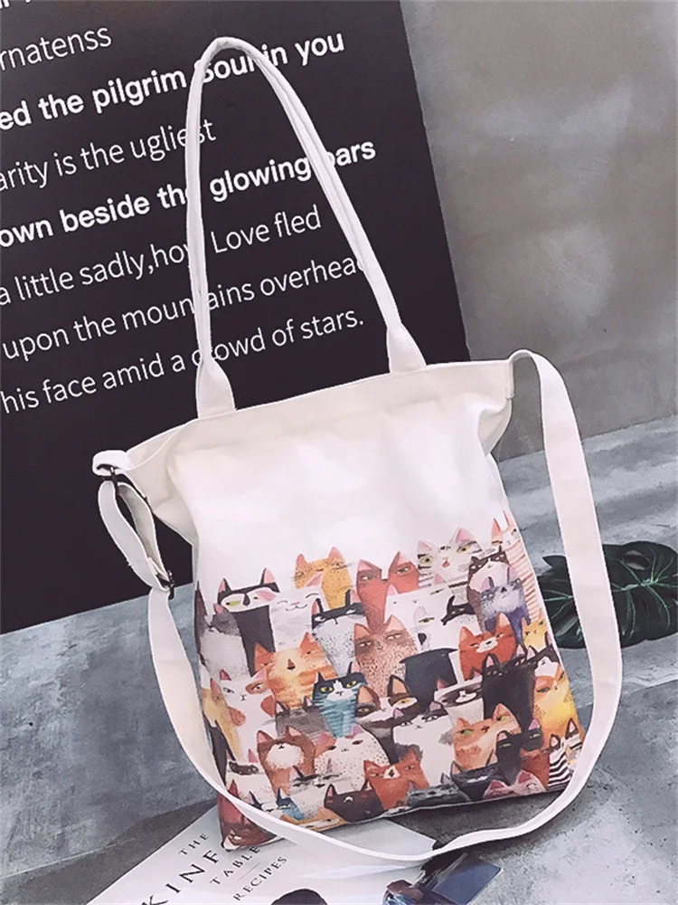 Lovely Crowded Cats Graphic Utility Bag