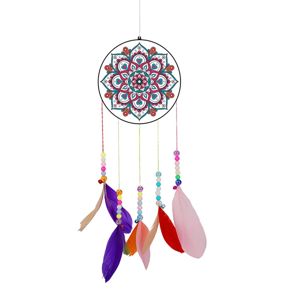 5D DIY Diamond Painting Acrylic Wind Chime Mosaic Kit Rhinestone