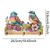 (US Local)Bird DIY Diamond Painting Hanging Hook Wall Hooks No Hole Punching Wall Decor