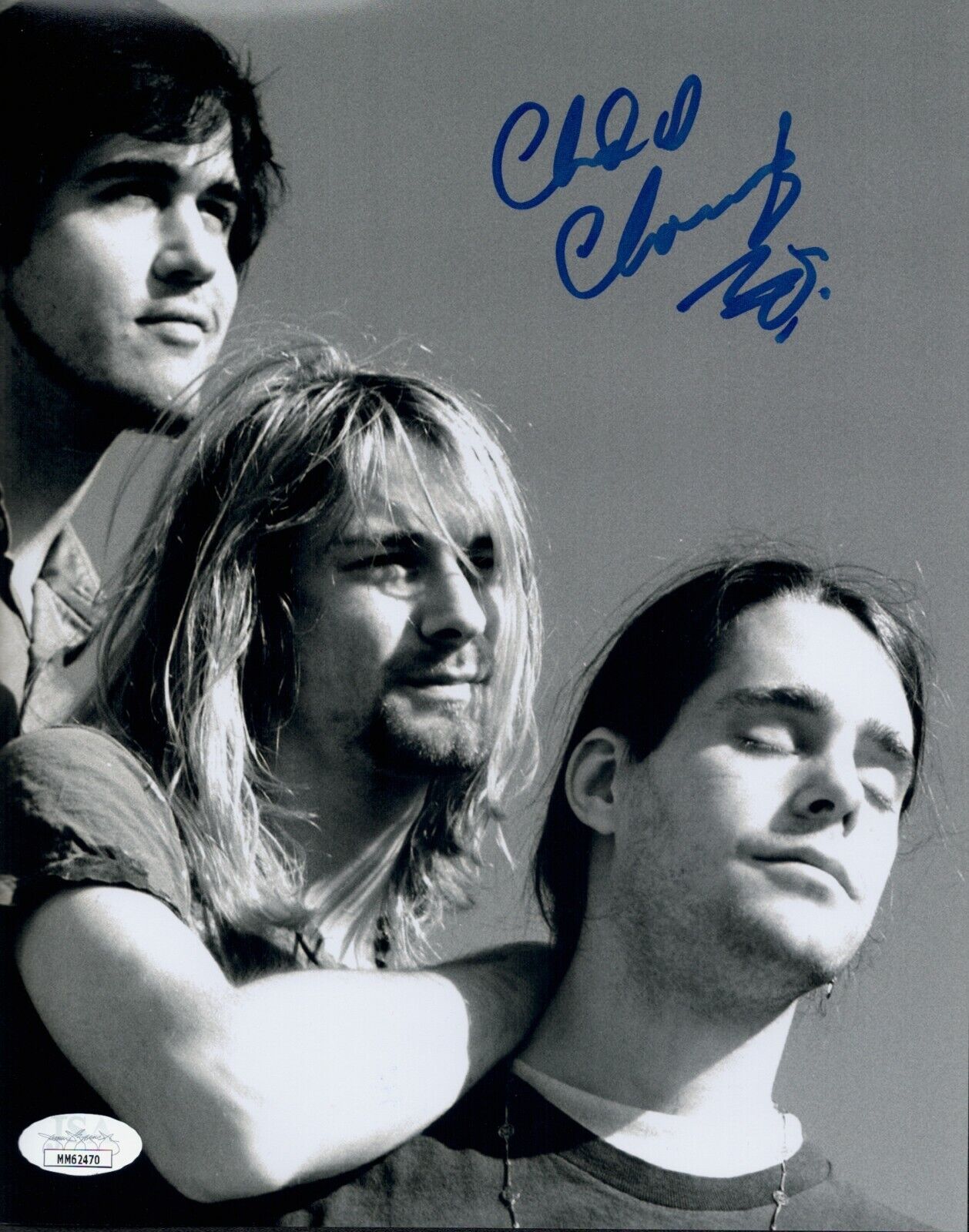 CHAD CHANNING Signed NIRVANA 8x10 Photo Poster painting IN PERSON Autograph JSA COA Cert