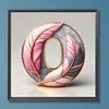 【Clearance Sale】Feather Letter O-Full Round Diamond Painting 30*30CM