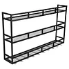 [US Local Warehouse] Bar Liquor Bottle Display Shelf Wall-Mounted Wine Storage Rack Home Glass Holder