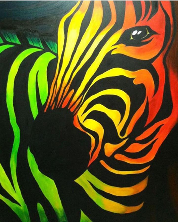 

African Zebra – Paint By Numbers - 40*50CM, 501 Original