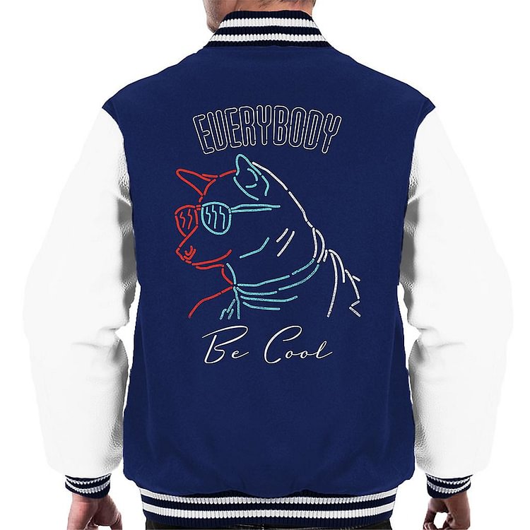 Everybody Be Cool Doge Men's Varsity Jacket