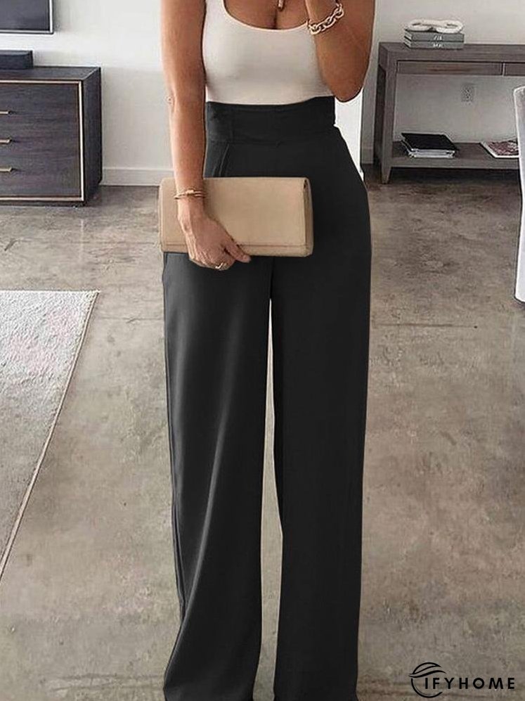 Solid Color Sleeveless Casual Jumpsuit for Women | IFYHOME