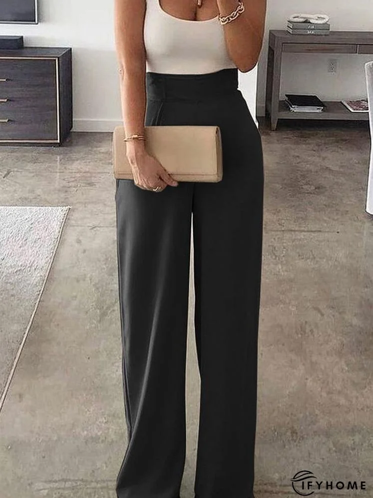 Solid Color Sleeveless Casual Jumpsuit for Women | IFYHOME