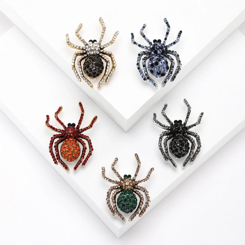 Funny Pin Animal Alloy Inlay Artificial Diamond Women's Brooches