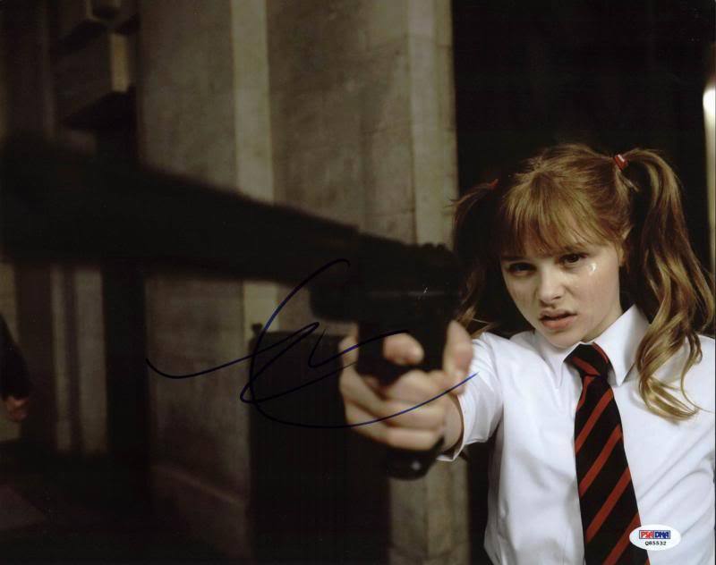 Chloe Grace Moretz Kick-Ass Signed Authentic 11X14 Photo Poster painting PSA/DNA #Q85532