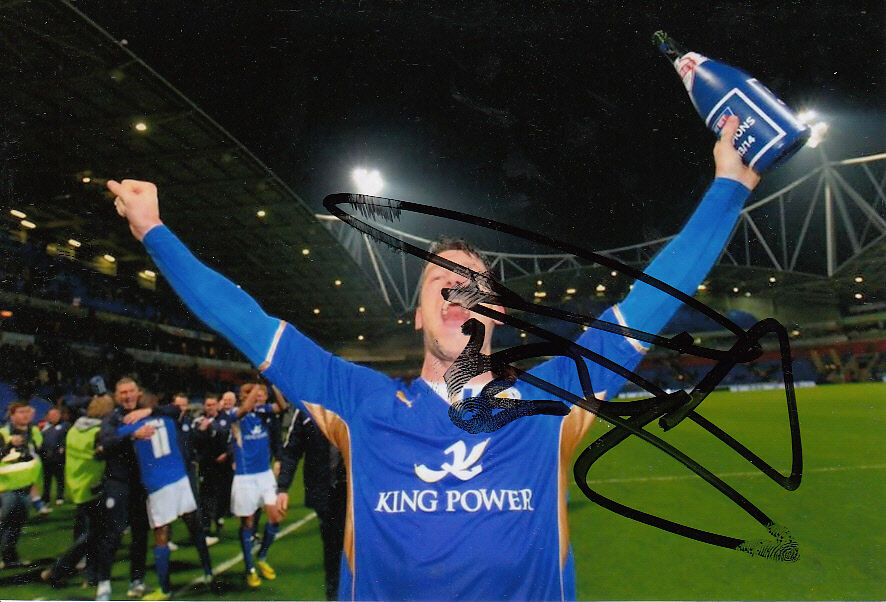 LEICESTER CITY HAND SIGNED DAVID NUGENT 6X4 Photo Poster painting 1.