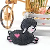 Grey Sheep DIY Beads Needlework Keychain Craft Mosaic Beads Embroidery Keyrings