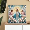 Vierge Marie-peinture diamant en forme spéciale-30*30cm