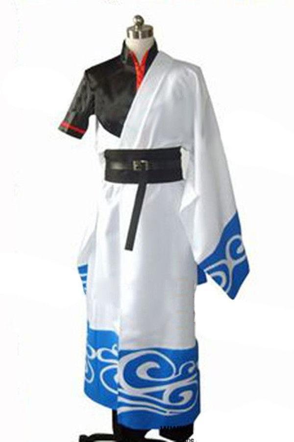 Gintama Silver Soul Gintoki Sakata Cosplay Costume Kimono
