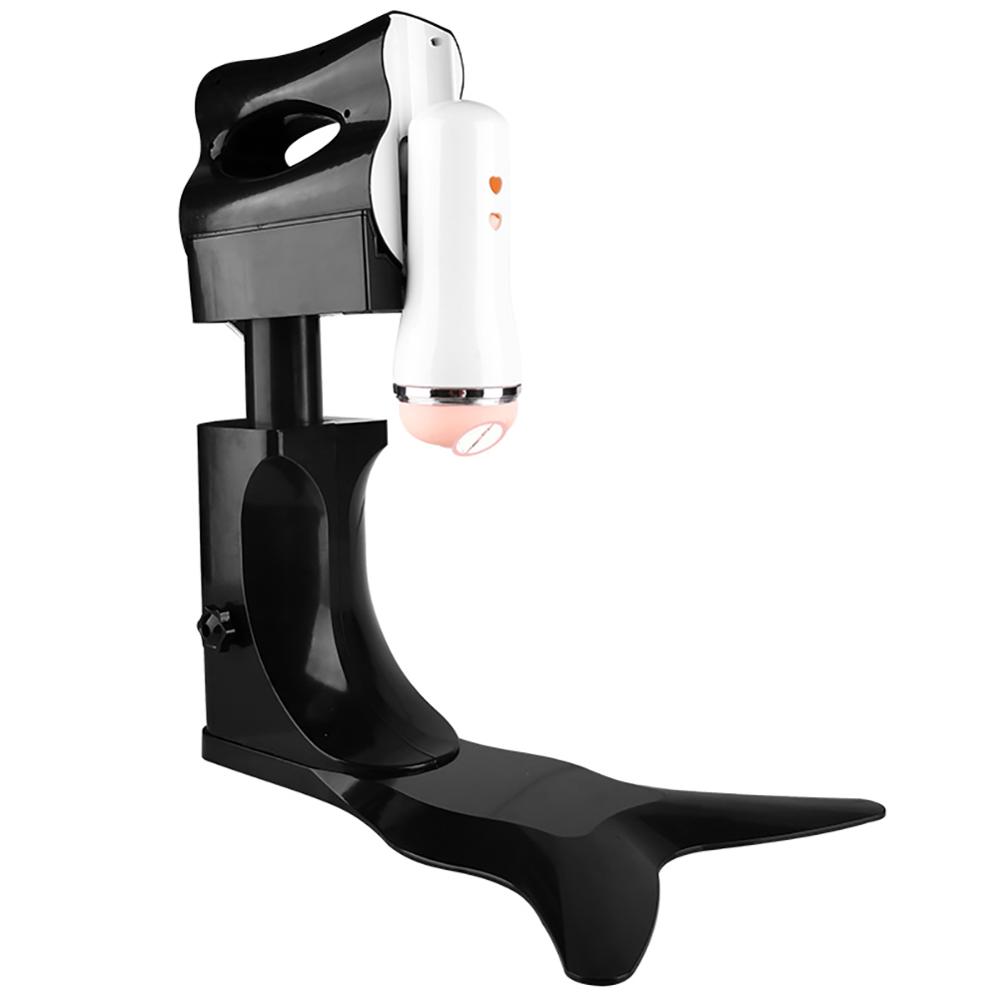 Mizzzee Male Masturbator Male Electric Handsfree Cup Aircraft Appliance Pocket Toy Funny Erotic Male Realistic Cat Wide Angle Adjustment for More Poses
