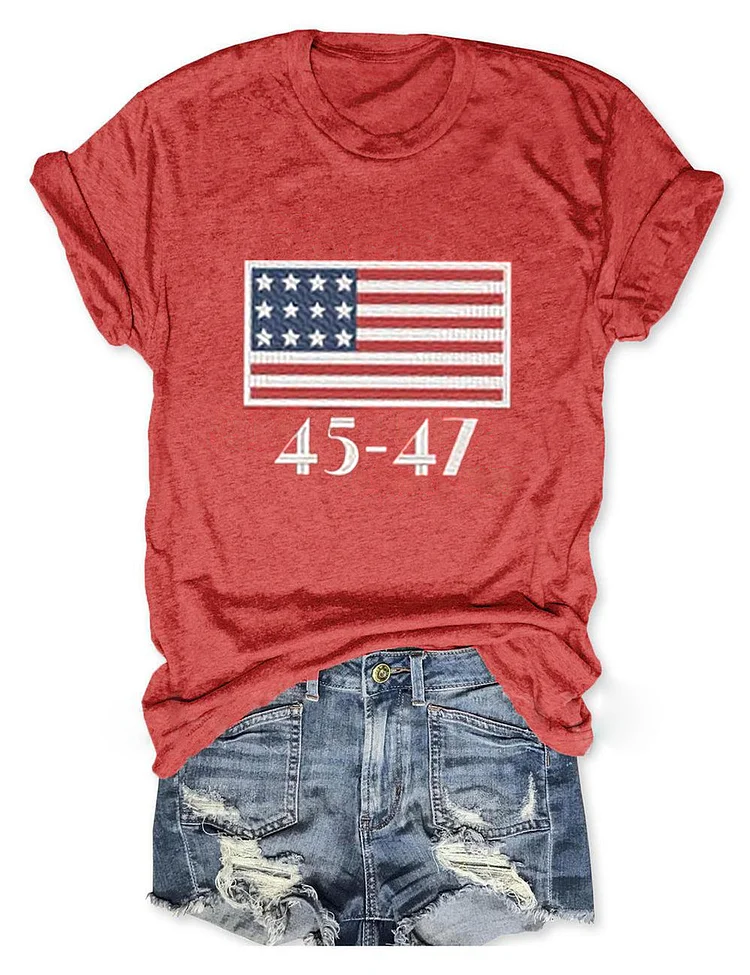 Women's America 45-47 Print T-Shirt