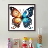 Colorful Butterfly - 11CT Stamped Cross Stitch - 49*45cm