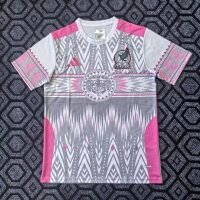2025-26 Mexico Special Edition Grey and Pink Jersey - Fan Edition