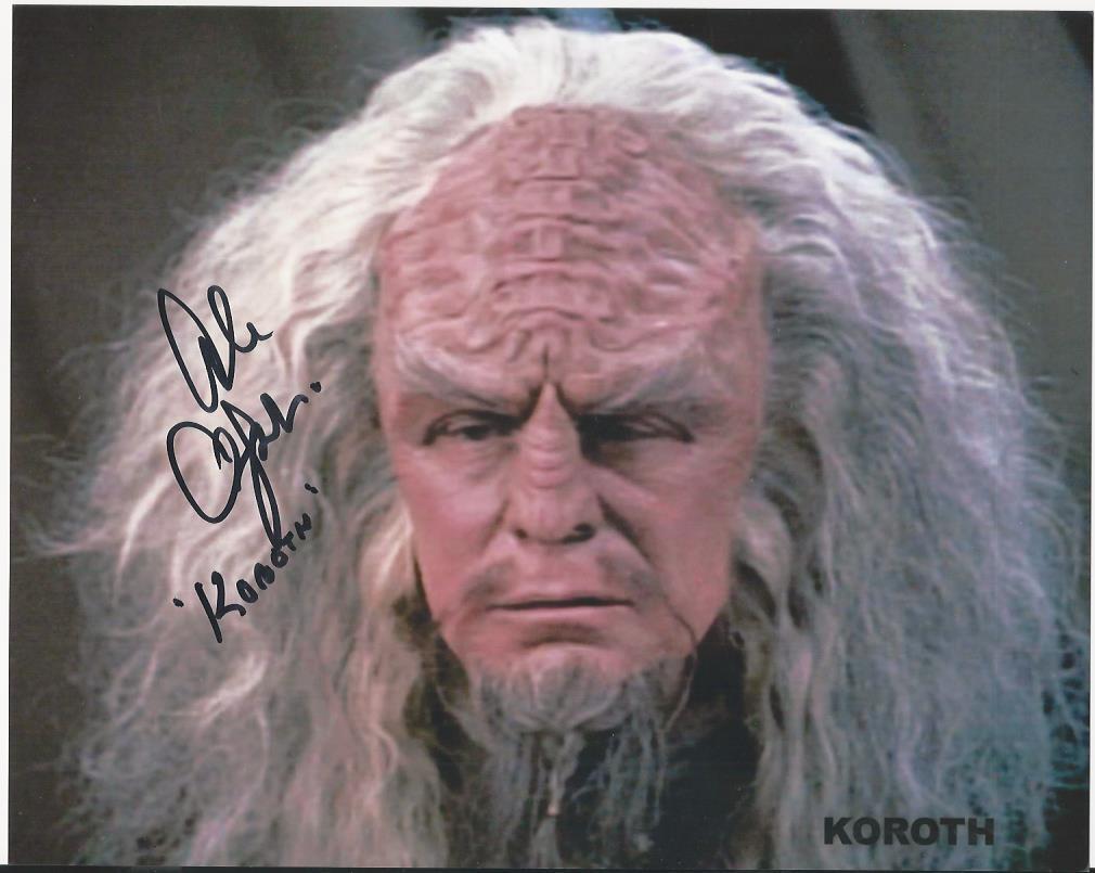 Alan Oppenheimer - Star Trek TNG signed Photo Poster painting