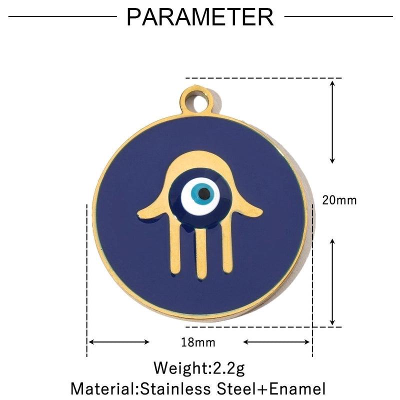 3 PCS/Package 18 * 20mm 18 * 22mm 304 Stainless Steel Geometric Heart Shape Jewelry Accessories Pendant