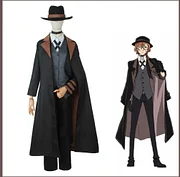 [Wetrose] In Stock Bungo Stray Dogs Cosplay Costume Daizai Osamu Nakahara Chuya Yosano Akiko Suit Full Set Outfit Anime Halloween