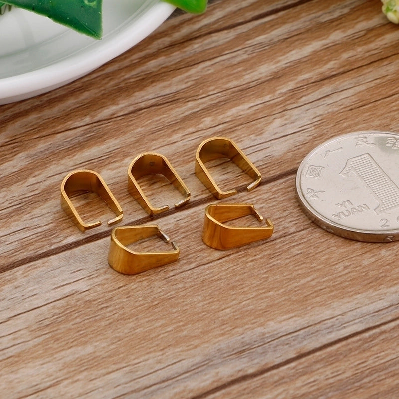 5 Pieces Stainless Steel 18K Gold Plated Geometric