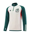 2023 Mexico Half-Pull Training Suit White - Green Soccer Jersey Set love fball