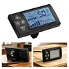 S861 Electric Bicycle LCD Display with SM Connector Electric Scooter LCD Panel 24V/36V/48V Multifunctional for E-Bikes Modification
