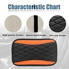 Car Center Console Cover, Universal Leather Waterproof Armrest Seat Box Cover Protector, Comfortable Car Decor Accessories Fit for Most Cars, Vehicles, SUVs-Orange