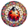 Stained Glass Ladybug - Full Round Drill Diamond Painting