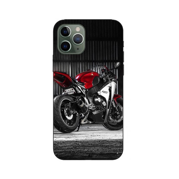 【大人気】iPhone ケース 多機種対応 耐衝撃 シンプル 軽量 オートバイ 全7色