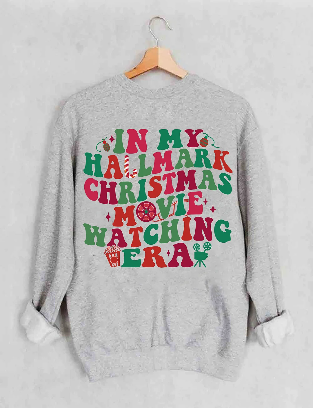 Christmas Movie Watching Era Sweatshirt