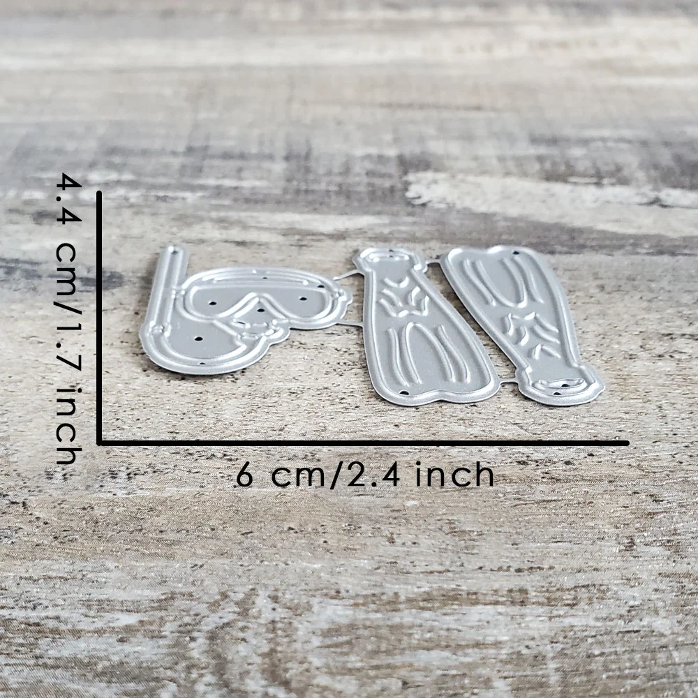 Nigikala Summer travel swimsuit pants surfboard Metal Cutting Dies Scrapbooking Stencil Die Cuts Card Making Craft Embossing New