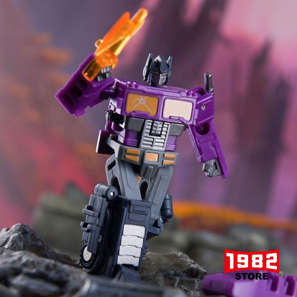 Mr Wu DW E04P Purple Optimus Prime COMMANDER Mini Transformers Action Figure Collectible Gift for Kids Adults Anime Fans Premium Quality