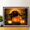 Halloween Black Cat - Paint By Numbers - 50*40CM