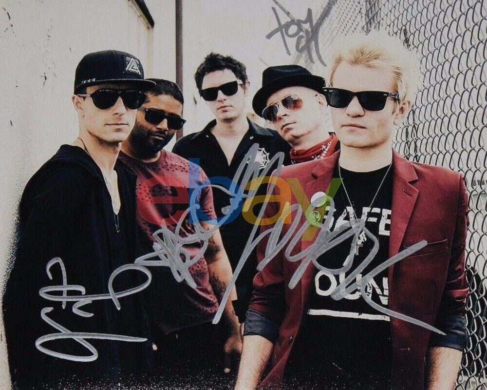 SUM 41 BAND Autographed 8x10 Signed Photo Poster painting reprint