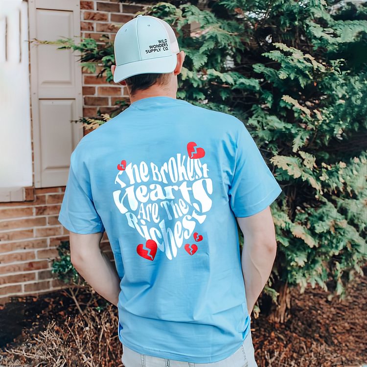 THE BROKEST HEARTS ARE THE RICHEST PRINT HOODIE