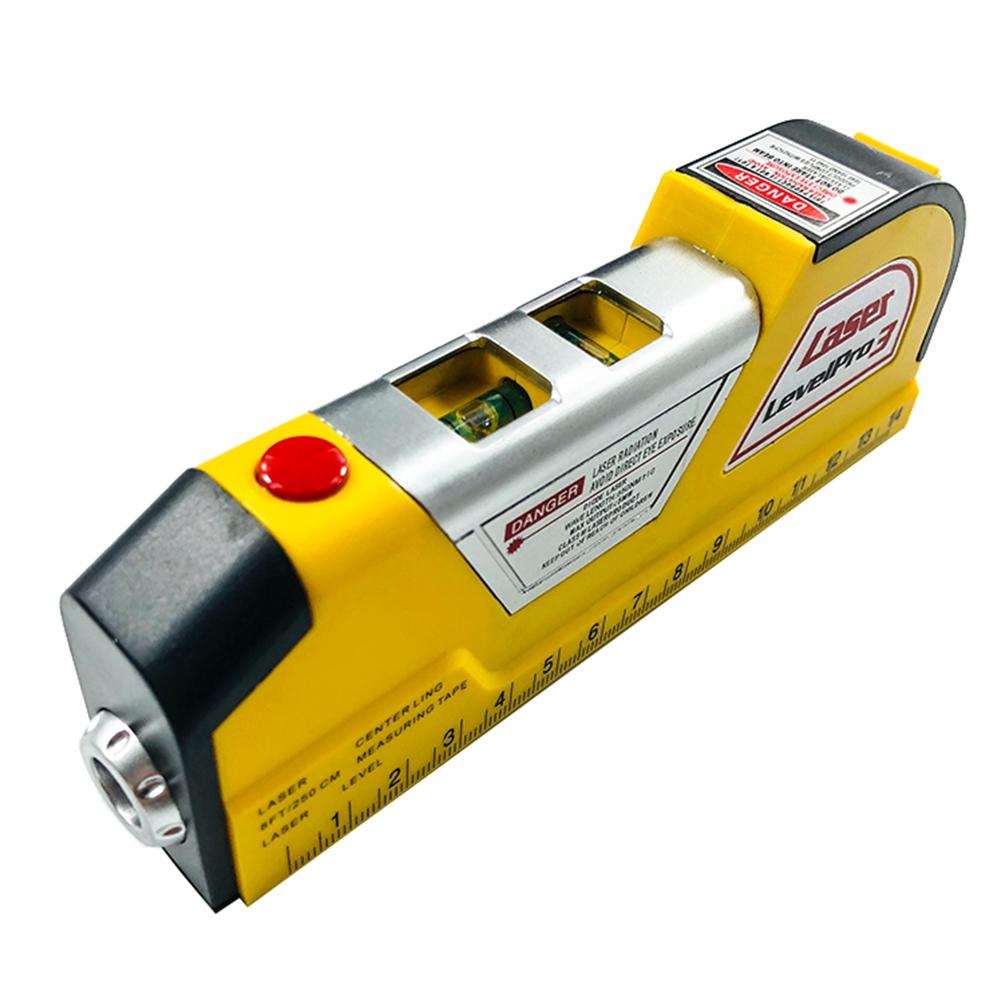 

Infrared Level Ruler Horizontal Meter Tape Scale Measure Instrument, Yellow, 501 Original